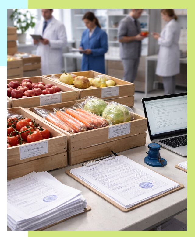 Сертификация овощей и фруктов в Севастополе от 8773 р. | Алешин-Сев