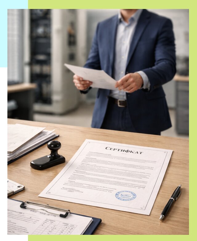 Сертификат на оборудование в Севастополе от 15482 р. | Алешин-Сев