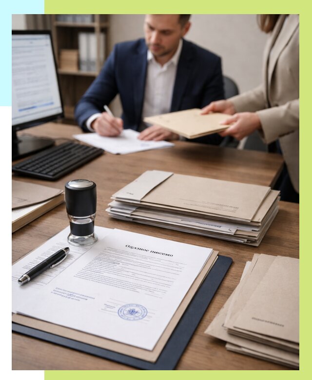 Отказное письмо для таможни в Севастополе от 3096 р, Алешин-Сев