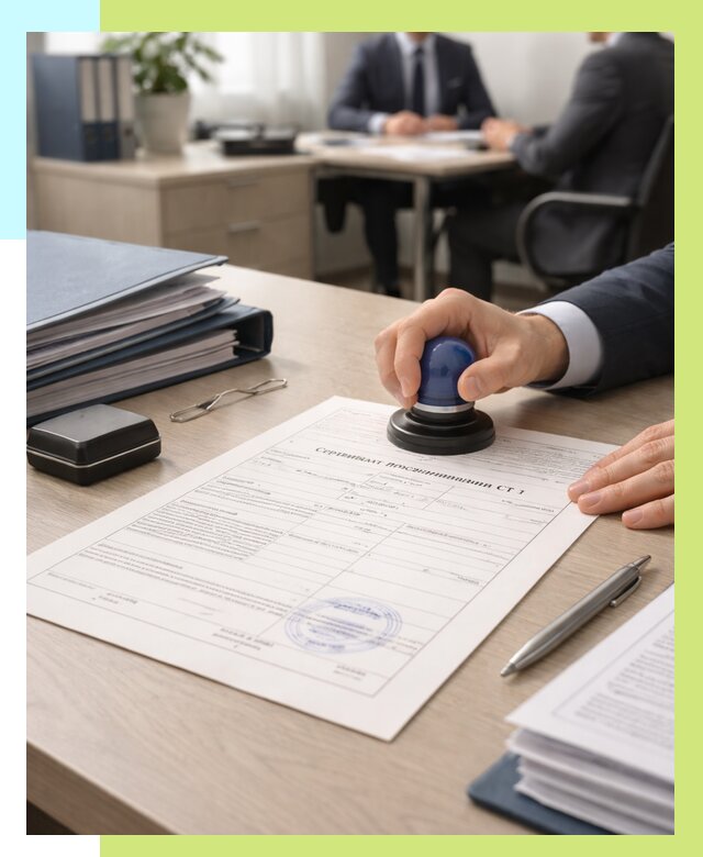 Сертификат происхождения СТ 1 в Севастополе от 4644 р. | Алешин-Сев