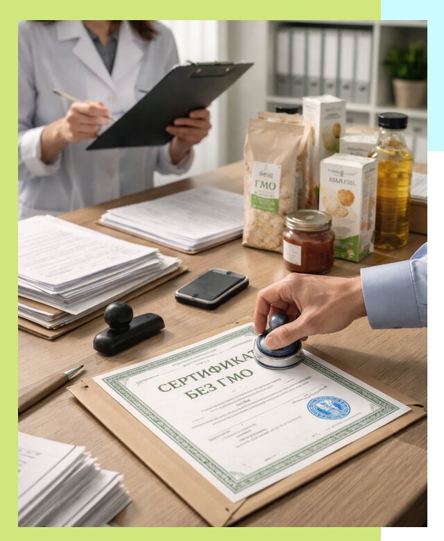Получение сертификата Без ГМО для продукции в Севастополе